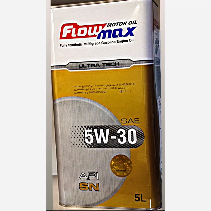 تصویر روغن موتور5 لیتری 5/30 پارس فلومکس اولترا (SN) 