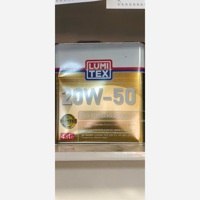 تصویر روغن 4.5 لیتری 20/50 لومیتکس آلمان (SL) 