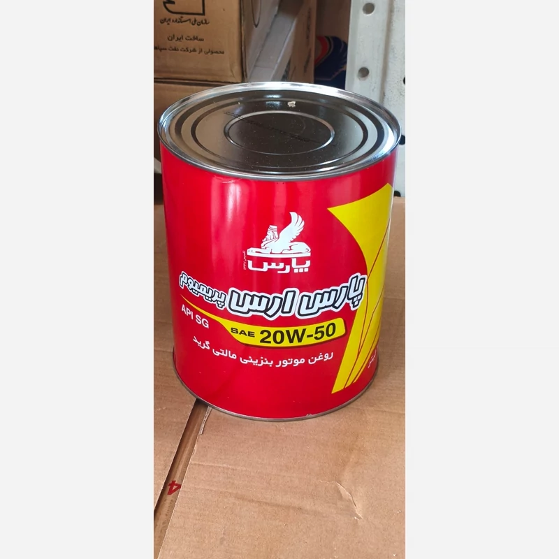 تصویر روغن 4لیتری 20/50 پارس ارس (SG)فلزی 