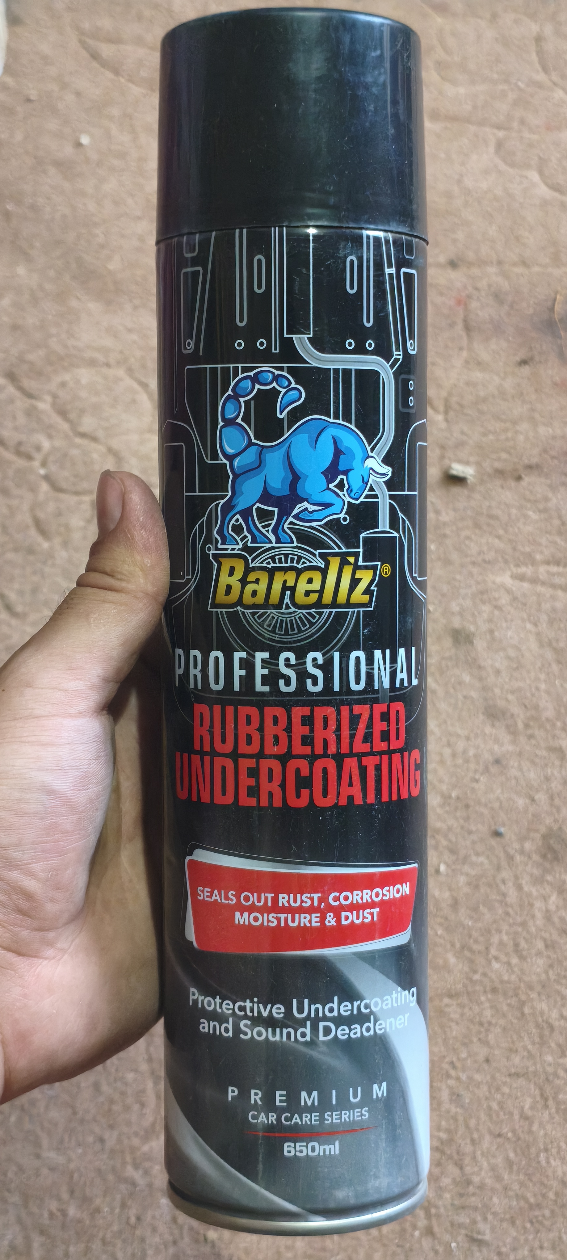 اسپري پوشش ضد اب وضدضربه --بارليز-Rubberized unndercoating