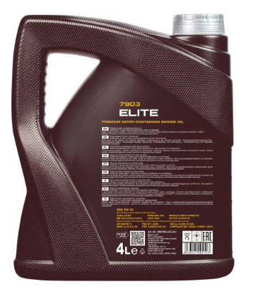 روغن موتور مانول Elite 5W40 حجم 4 لیتر