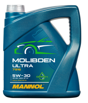 روغن موتور مانول Molibden Ultra 5W-30 حجم 4 لیتر